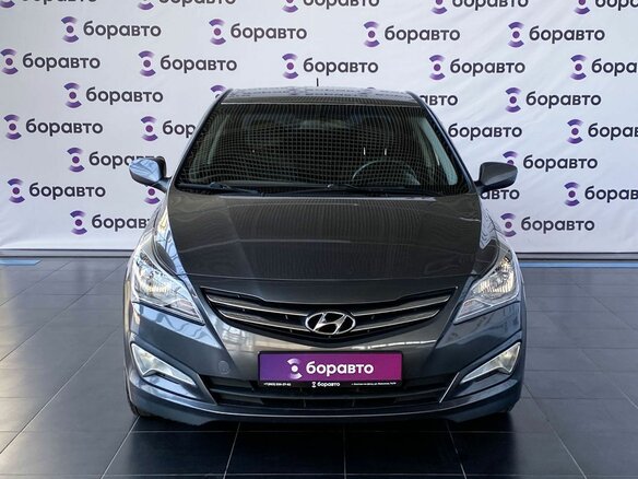 2015 Hyundai Solaris I Рестайлинг, серый - вид 15