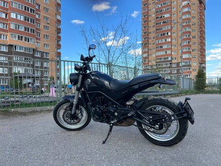 2024 Benelli Leoncino 500 Trail, чёрный, 460000 рублей, вид 2