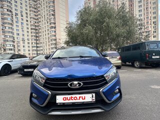 2020 Lada (ВАЗ) Vesta SW Cross I, синий, 1100000 рублей, вид 5