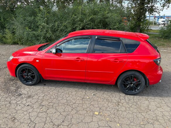 2008 Mazda 3 I (BK) Рестайлинг, красный, 699000 рублей - вид 1