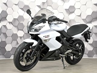2010 Kawasaki ER-6F (Ninja 650R), белый, 449000 рублей, вид 2