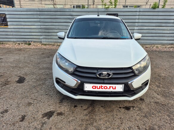 2019 Lada (ВАЗ) Granta I Рестайлинг, белый, 650000 рублей