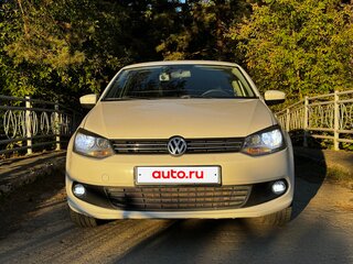 2013 Volkswagen Polo V, белый, 642000 рублей, вид 4