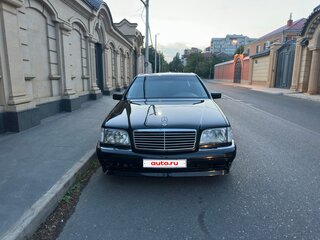 1996 Mercedes-Benz S-Класс 500 III (W140) Рестайлинг, чёрный, 1200000 рублей, вид 1
