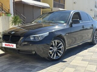 2006 BMW 5 серии 523i V (E60/E61), чёрный, 1300000 рублей, вид 1