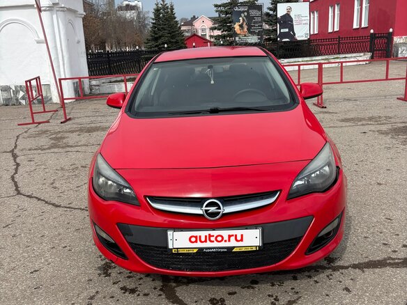 2012 Opel Astra J Рестайлинг, красный, 500000 рублей