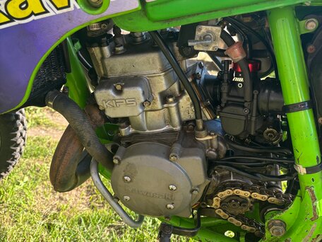 2001 Kawasaki KMX 125, зелёный, 150000 рублей, вид 5