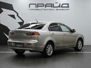 2012 Mitsubishi Lancer X Рестайлинг, серебристый, 919900 рублей, вид 3