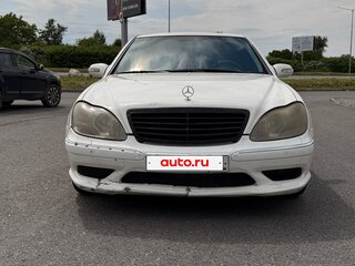 2003 Mercedes-Benz S-Класс 500 Long IV (W220) Рестайлинг, белый, 575000 рублей, вид 3
