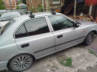 2001 Hyundai Accent II, серебристый, 300000 рублей, вид 2