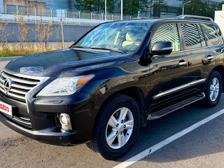 2012 Lexus LX 570 III, чёрный, 3600000 рублей, вид 1