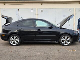 2008 Mazda 3 4-speed I (BK) Рестайлинг, чёрный, 695000 рублей, вид 4