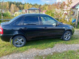 2010 Lada (ВАЗ) Kalina I, чёрный, 250000 рублей, вид 2
