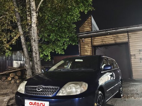 2002 Toyota Corolla Fielder IX (E120, E130), синий, 560000 рублей, вид 3