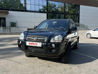 2008 Hyundai Tucson I, чёрный, 710000 рублей, вид 1
