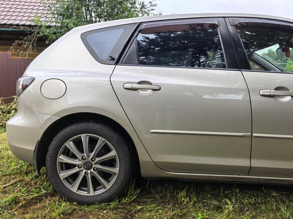 2007 Mazda 3 I (BK) Рестайлинг, бежевый - вид 7