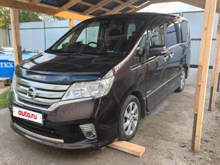 2013 Nissan Serena IV (C26), фиолетовый, 1350000 рублей, вид 1