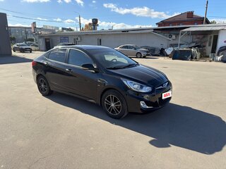 2011 Hyundai Solaris I, чёрный, 750000 рублей, вид 3