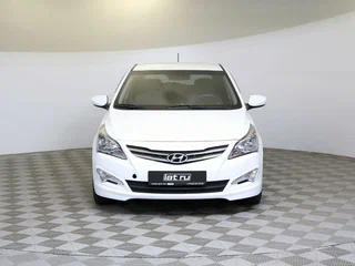 2016 Hyundai Solaris I Рестайлинг, белый, 697000 рублей, вид 2