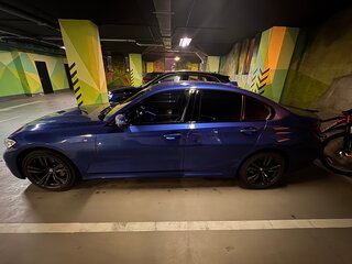 2020 BMW 3 серии 320i xDrive VII (G2x), синий, 3700000 рублей, вид 4