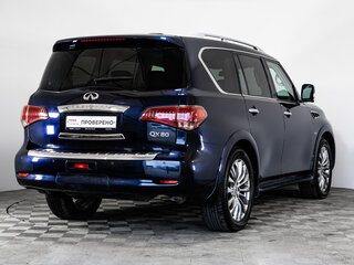 2014 Infiniti QX80 I Рестайлинг, синий, 2099000 рублей, вид 5