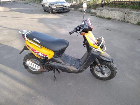 1999 Yamaha BWs, жёлтый, 99000 рублей, вид 2
