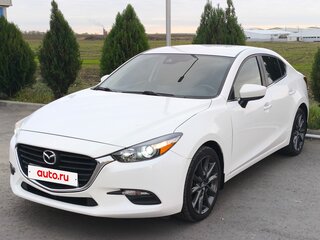2018 Mazda 3 III (BM) Рестайлинг, белый, 1720000 рублей, вид 1