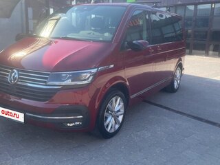 2019 Volkswagen Multivan T6 Рестайлинг, красный, 5650000 рублей, вид 1
