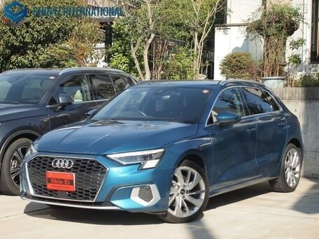 2021 Audi A3 Sportback 35 TFSI IV (8Y), синий, 1300000 рублей, вид 1