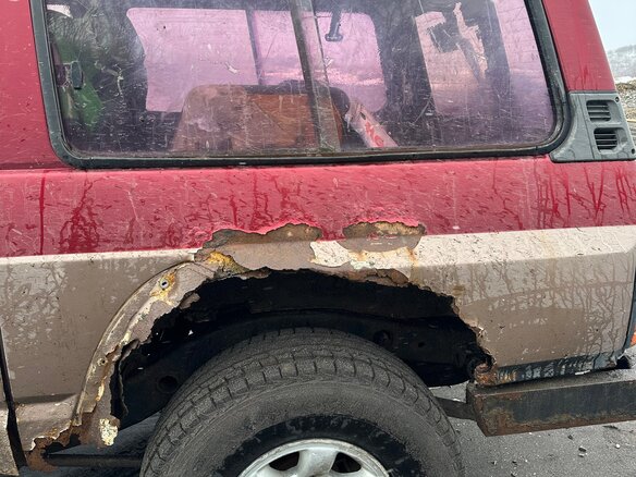 1992 Nissan Safari IV (Y60), красный, 450000 рублей - вид 12