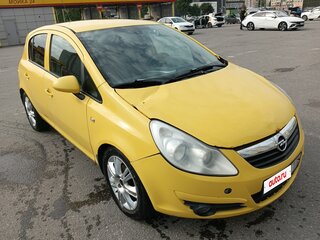 2008 Opel Corsa D, жёлтый, 210000 рублей, вид 4