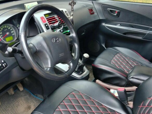 2007 Hyundai Tucson I, зелёный, 890000 рублей - вид 4