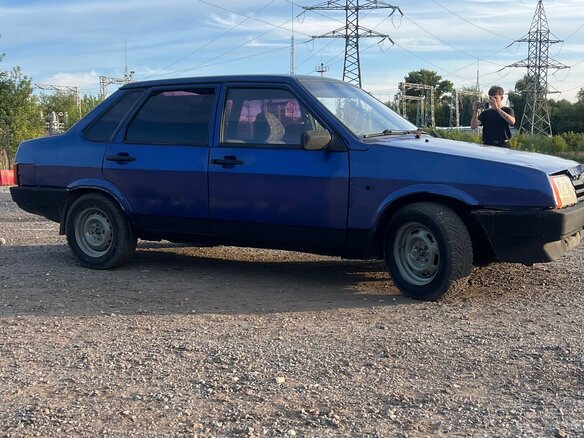 2002 Lada (ВАЗ) 21099, синий - вид 8