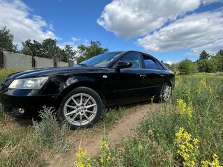 2006 Hyundai Sonata V (NF), чёрный, 550000 рублей, вид 4