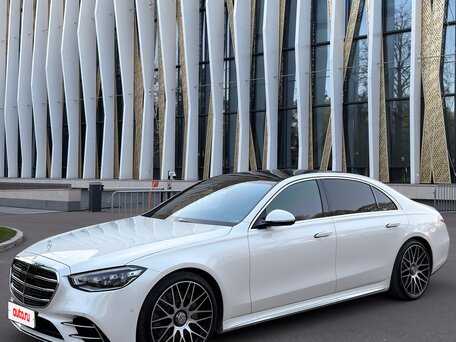 2021 Mercedes-Benz S-Класс 500 Long 4MATIC VII (W223), белый, 11450000 рублей, вид 1