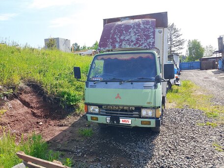 1993 Fuso (Mitsubishi) Canter, зелёный, 800000 рублей, вид 1
