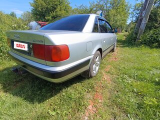 1992 Audi 100 IV (C4), серебристый, 400000 рублей, вид 4