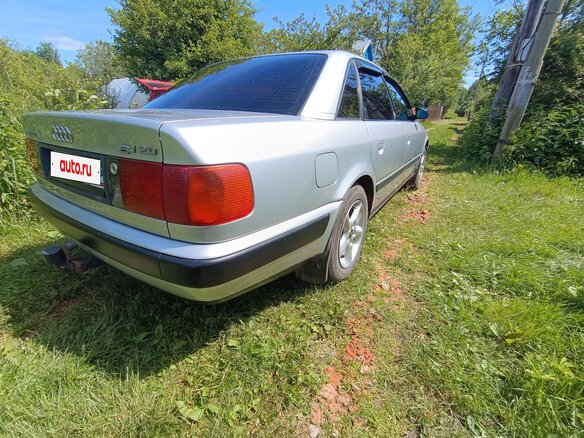 1992 Audi 100 IV (C4), серебристый, 400000 рублей - вид 3