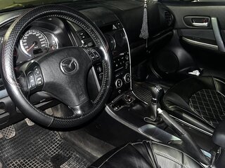 2005 Mazda 6 I (GG), чёрный, 380000 рублей, вид 4