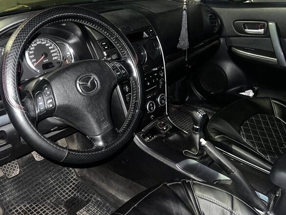 2005 Mazda 6 I (GG), чёрный, 380000 рублей - вид 3