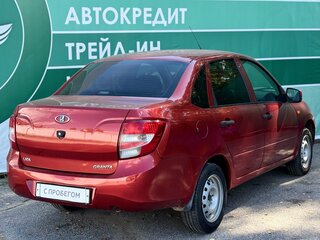 2012 Lada (ВАЗ) Granta I, красный, 299000 рублей, вид 4