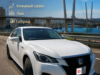 2017 Toyota Crown XIV (S210) Рестайлинг, белый, 3050000 рублей, вид 5