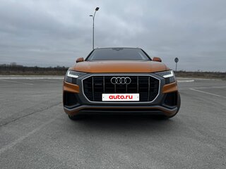 2018 Audi Q8 55 TFSI I (4M), оранжевый, 6000000 рублей, вид 5