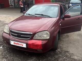 2007 Chevrolet Lacetti I, красный, 160000 рублей, вид 4