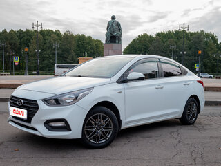 2018 Hyundai Solaris II, белый, 1100000 рублей, вид 1