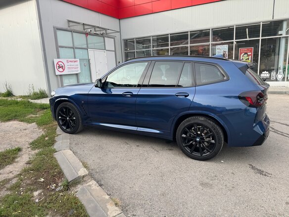 2022 BMW X3 30i xDrive III (G01) Рестайлинг, синий, 4700000 рублей - вид 5