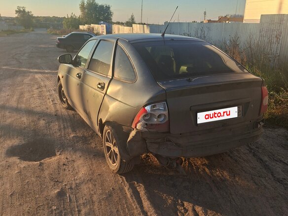 2009 Lada (ВАЗ) Priora I, серый, 110000 рублей - вид 4