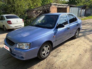 2003 Hyundai Accent II, фиолетовый, 260000 рублей, вид 3