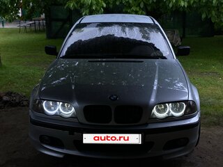 2000 BMW 3 серии Compact 316i III (E36), серебристый, 500000 рублей, вид 2