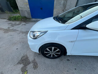 2012 Hyundai Solaris I, белый, 600000 рублей, вид 4